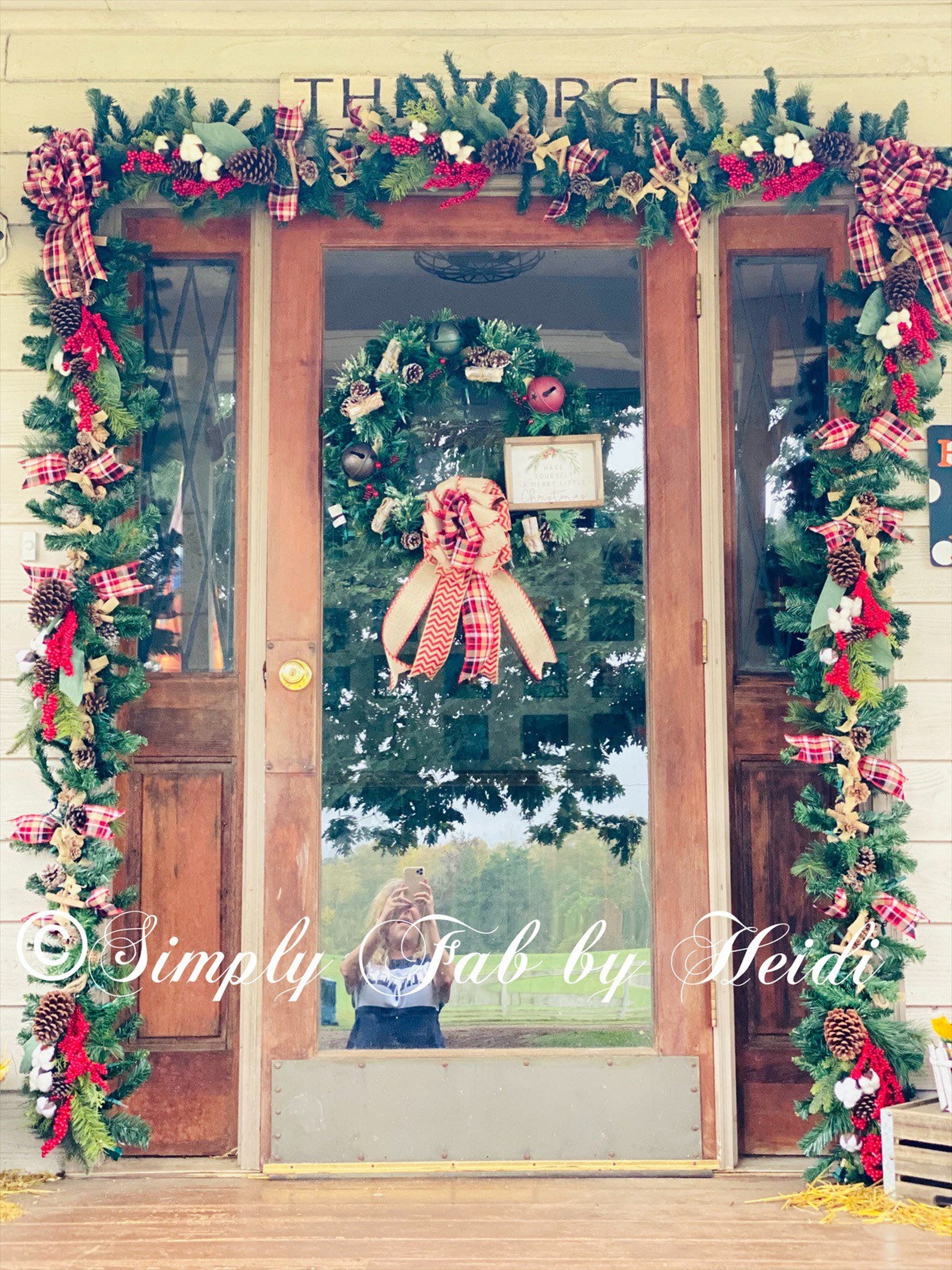 Woodland Christmas Garland and Wreath Set Garland and Wreath Etsy