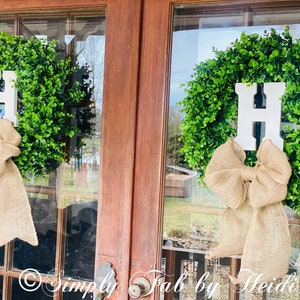 Front Door Wreath, Double Door Wreath, Farmhouse Wreath, Year Round Wreath, Boxwood Wreath, Spring Wreath, Summer Wreath, Greenery Wreath