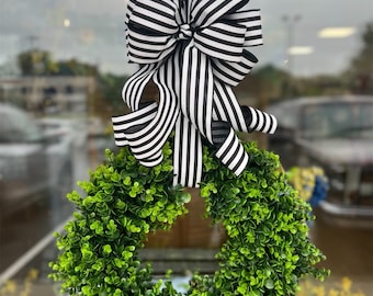 Front Door Wreath, Farmhouse Wreath, Year Round Wreath, Boxwood Wreath, Spring Wreath, Summer Wreath, Greenery Wreath, Everyday Wreath