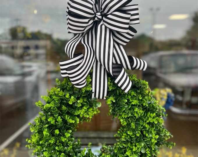 Front Door Wreath, Farmhouse Wreath, Year Round Wreath, Boxwood Wreath, Spring Wreath, Summer Wreath, Greenery Wreath, Everyday Wreath
