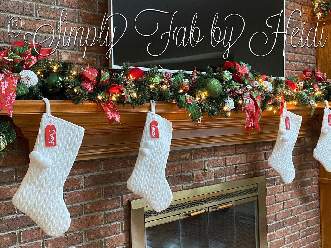 Light up Christmas Garland, Mantle Garland for Christmas, Christmas