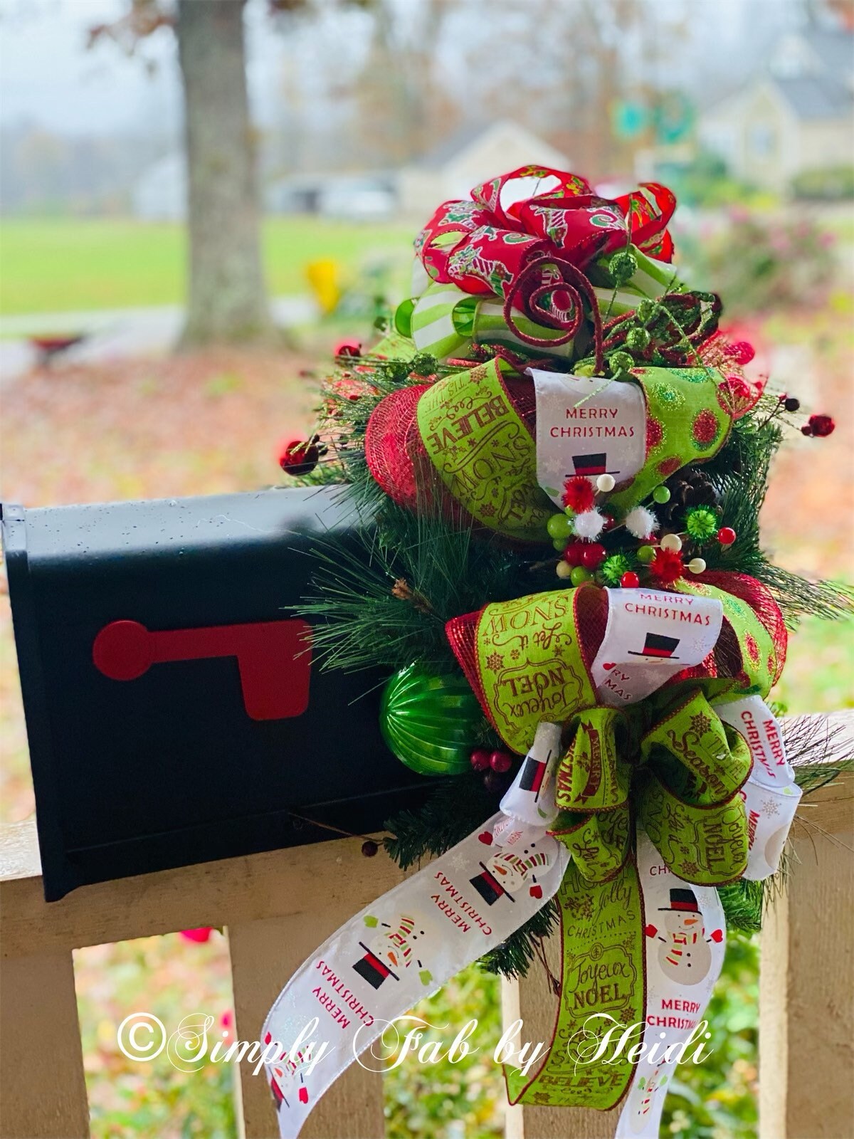 Christmas Mailbox Christmas Mailbox Decor Christmas Mailbox | Etsy