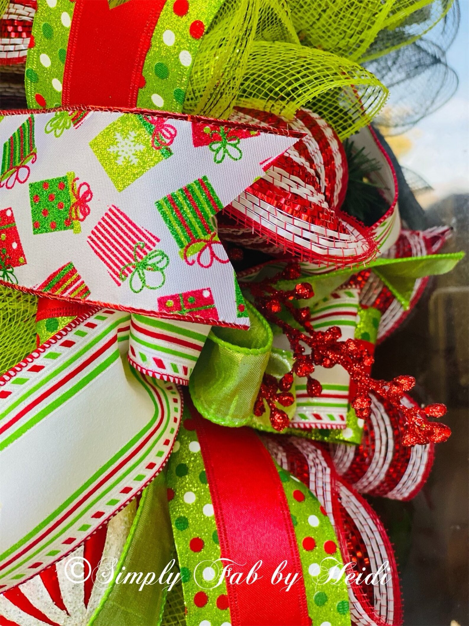 Whimsical Candy Land Christmas Wreath and Garland Wreath with Etsy