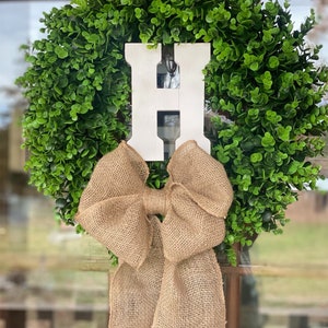 Front Door Wreath, Farmhouse Wreath, Year Round Wreath, Boxwood Wreath, Spring Wreath, Summer Wreath, Greenery Wreath, Everyday Wreath