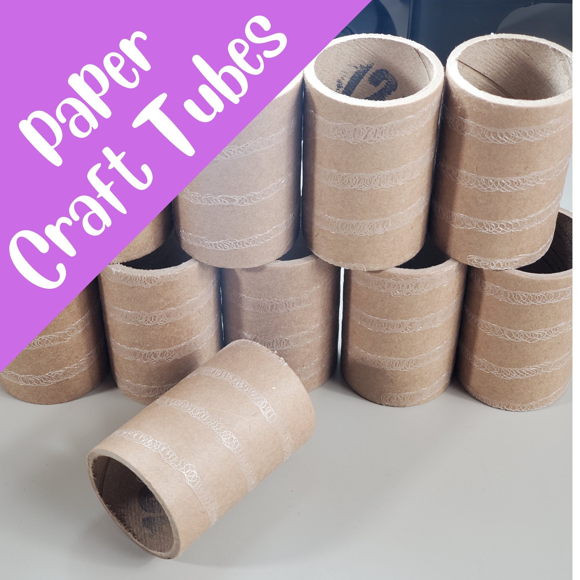 Cardboard Tubes for Arts & Crafts 2.75 X 1.75 Thick and Sturdy 10