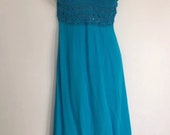 Boho Hippy Mexico mini light mini dress in the Ibiza hippie style size Small