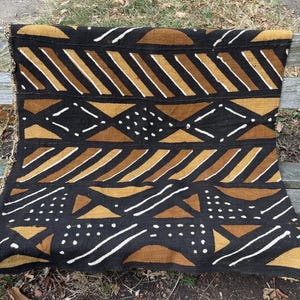 West African bogolan handmade mudcloth from Mali tribal ethnic genuine bogolan art bedspread throw Home Decor Textile Bohemian wall hanging