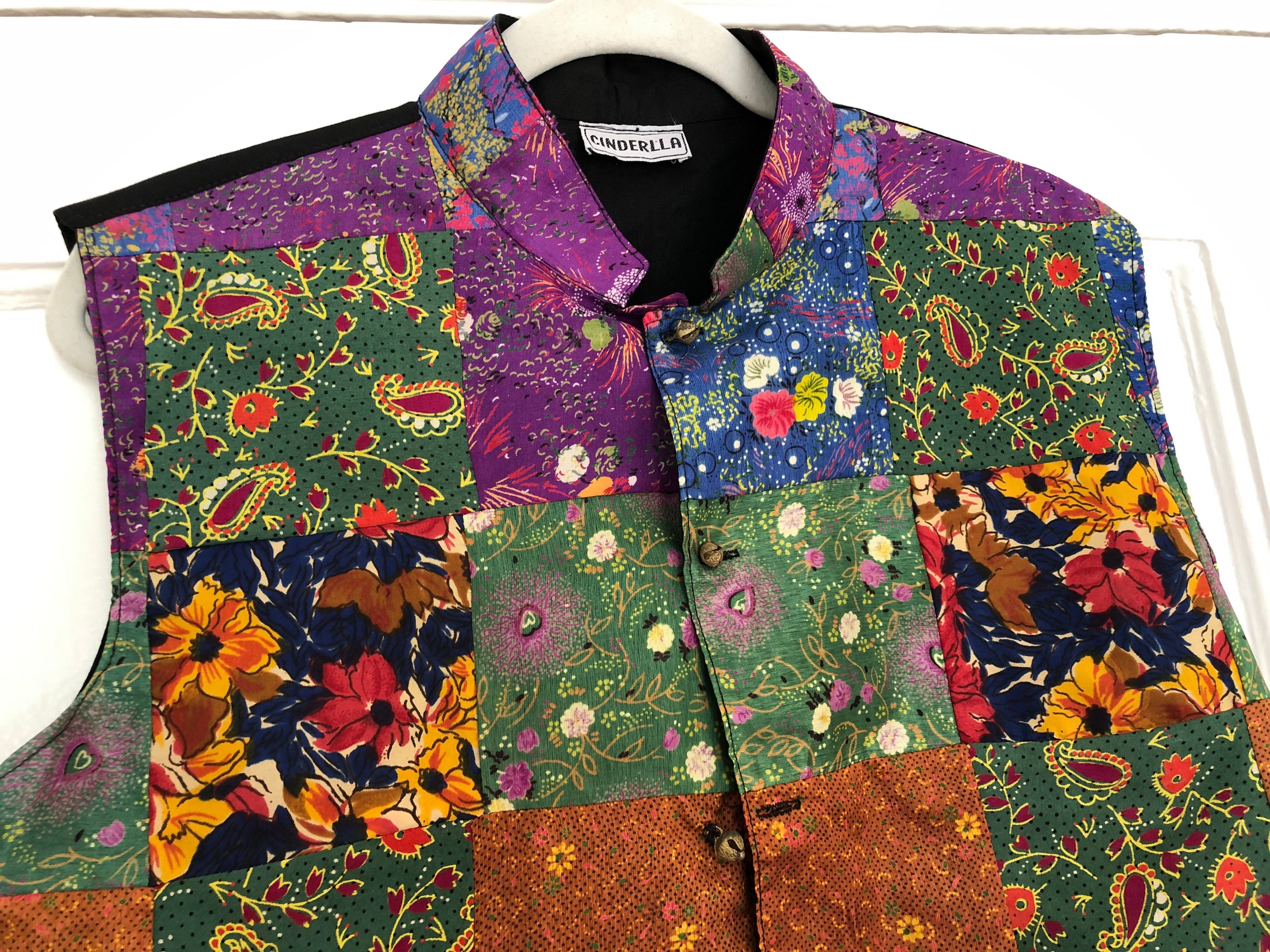 Vintage Womens Hippy Bohemian Vest Boho Vest Womens Indian Etsy UK