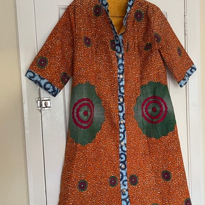 African woman’s coat dashiki women’s coat traditional African print coat for women ankara coat Ankara print kimono L