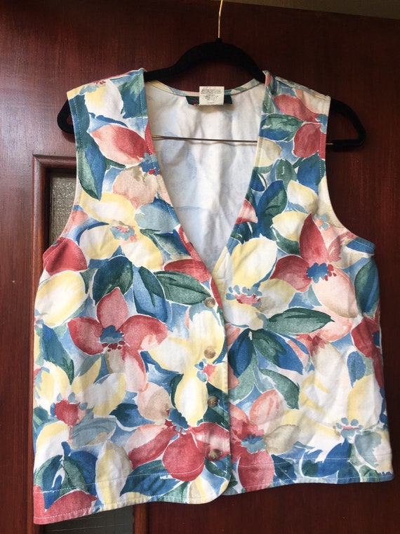 Pockets- Orvis Brand Size 8 Button Down with Elastic 90s Vintage Denim Dress Rockabilly with Western Details-