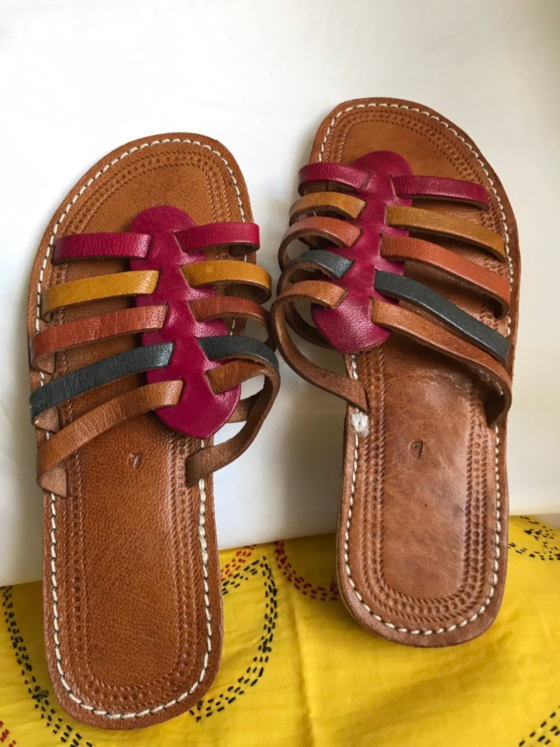 Moroccan slingback sandals 2025