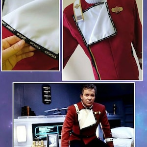 Maroon uniforms starfleet star trek uniform