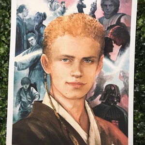 PRINTS Anakin Skywalker | 8.5” x 11” or 11” x 14” prints | Star Wars Inspired Fan Art