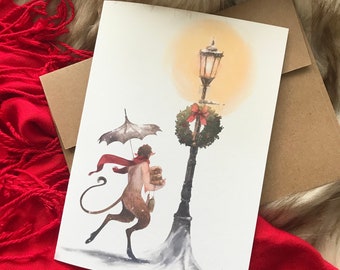 CARDS | Always Christmas | Narnia Inspired Greeting Cards | 5” x 7” Blank Greeting Cards