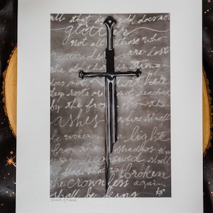 SHARDS OF NARSIL Print 8.5" x 11"
