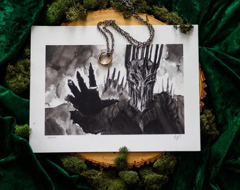 SAURON-tryck 20,5 cm x 28,5 cm