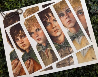 Hobbits | LOTR FAN ART print | Frodo, Sam, Merry, Pippin