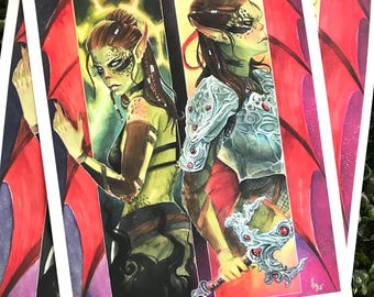 PRINTS  “The Gith”| 8.5” x 11” or 11” x 14” Prints | Lae’zel Fan Art