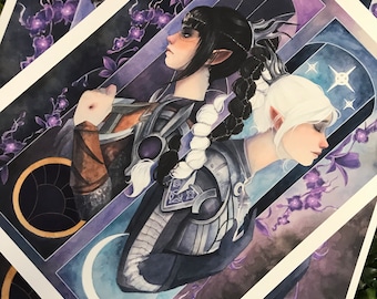 PRINTS Shadow and Light | 8.5” x 11” or 11” x 14” Prints | SHADOWHEART Fan Art