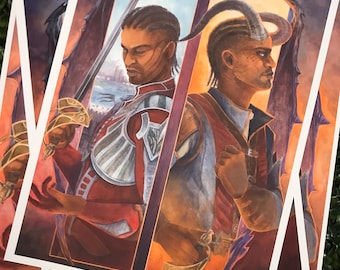 PRINTS The Blade | 8.5” x 11” or 11” x 14” Prints | WYLL RAVENGARD Fan Art