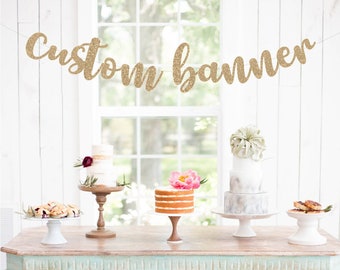 Custom Banner, Custom Party Decorations, Custom Birthday Banners, Personalized Party Banners