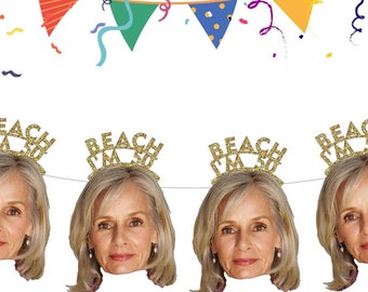 50th Birthday Photo Banner, Beach I'm 50 Banner,  Birthday Decorations, Photo Banner, Birthday Banners, 50th Birthday Decor