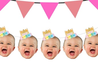 Birthday Banners, Personalized Photo Banners, Birthday Decorations, Photo Banner
