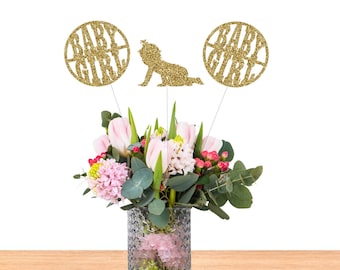 Baby Shower Centerpieces, Baby Girl Centerpieces, Baby Shower Decorations