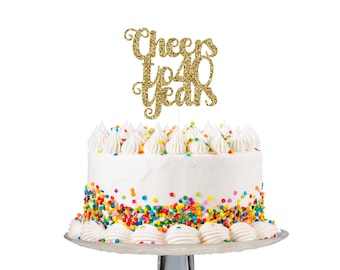 cheers to 40 years cake topper, 40 Years Loved Cake Topper,40th Birthday Cake Topper, Glitter Cake Toppers, 40th Birthday Decorations