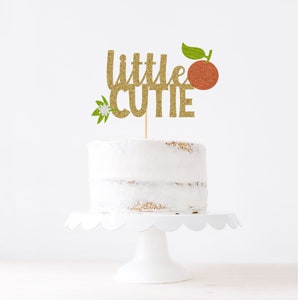 Little Cutie Cake Topper, Little Cute Baby Shower Cake Topper, Baby Shower Cake Topper