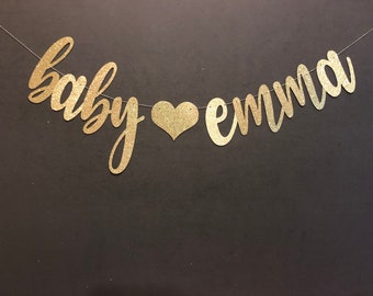 baby shower banner etsy