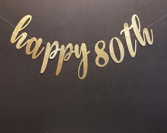 happy 80th birthday etsy