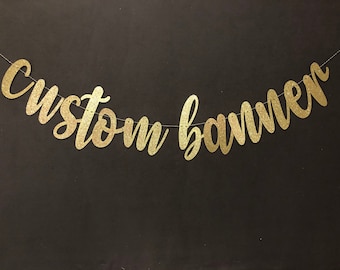 Custom Party Banner, Lowercase Letter Garland