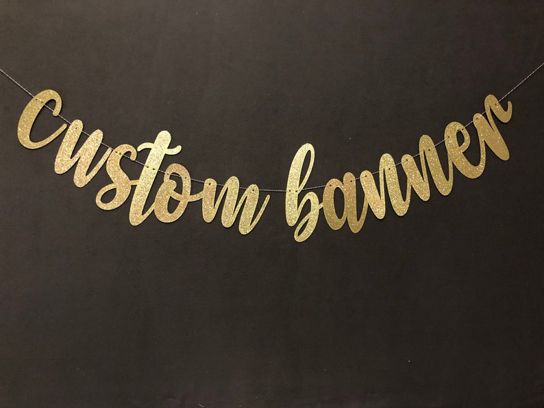 Custom Banners Custom Party Banners Custom Birthday Banners Etsy