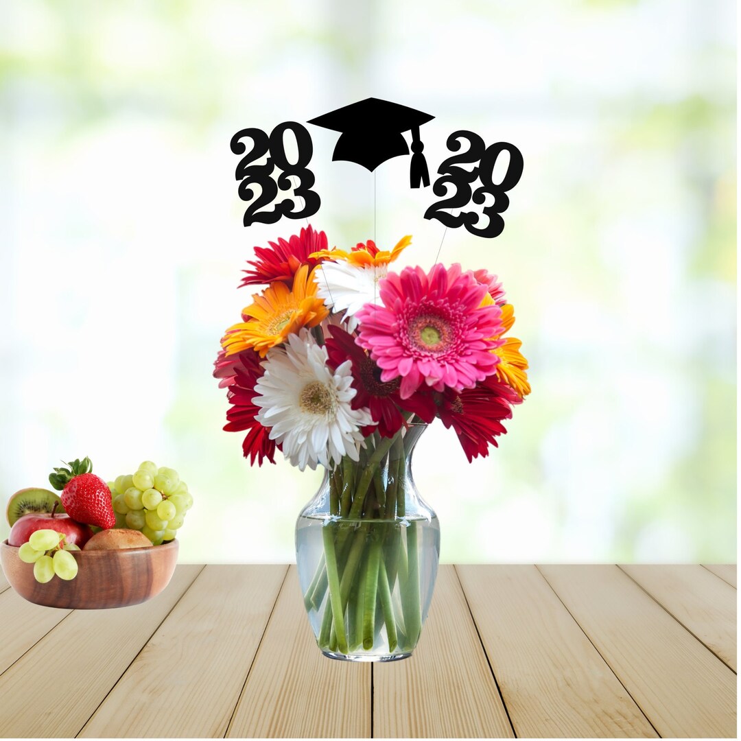 Graduations Centerpieces, Class of 2023 Decorations, Graduation