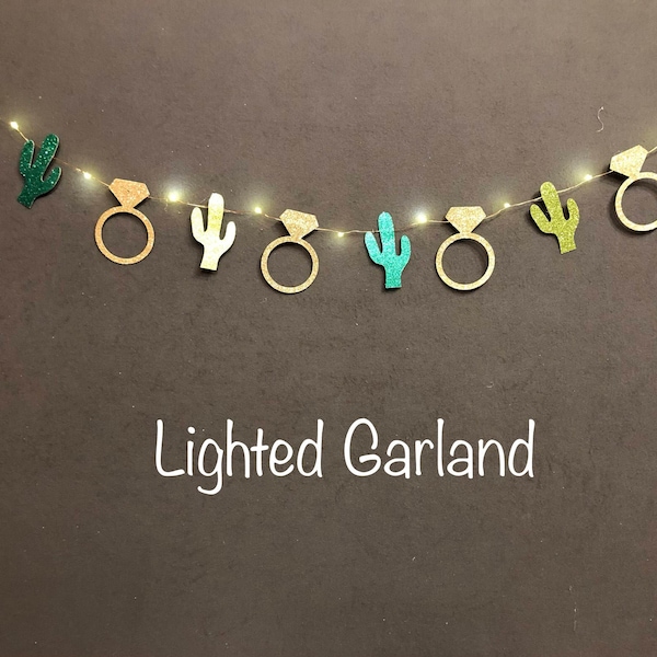 Fiesta Banners, Fiesta Bachelorette Banner, Wedding Banner, Cactus garland, Engagement Party Banner, Bridal Shower Banner