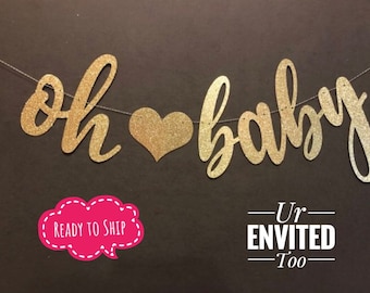 Baby shower banners, Oh baby banner, Baby shower party decorations, Baby Shower sign, Oh Baby, Baby shower decorations