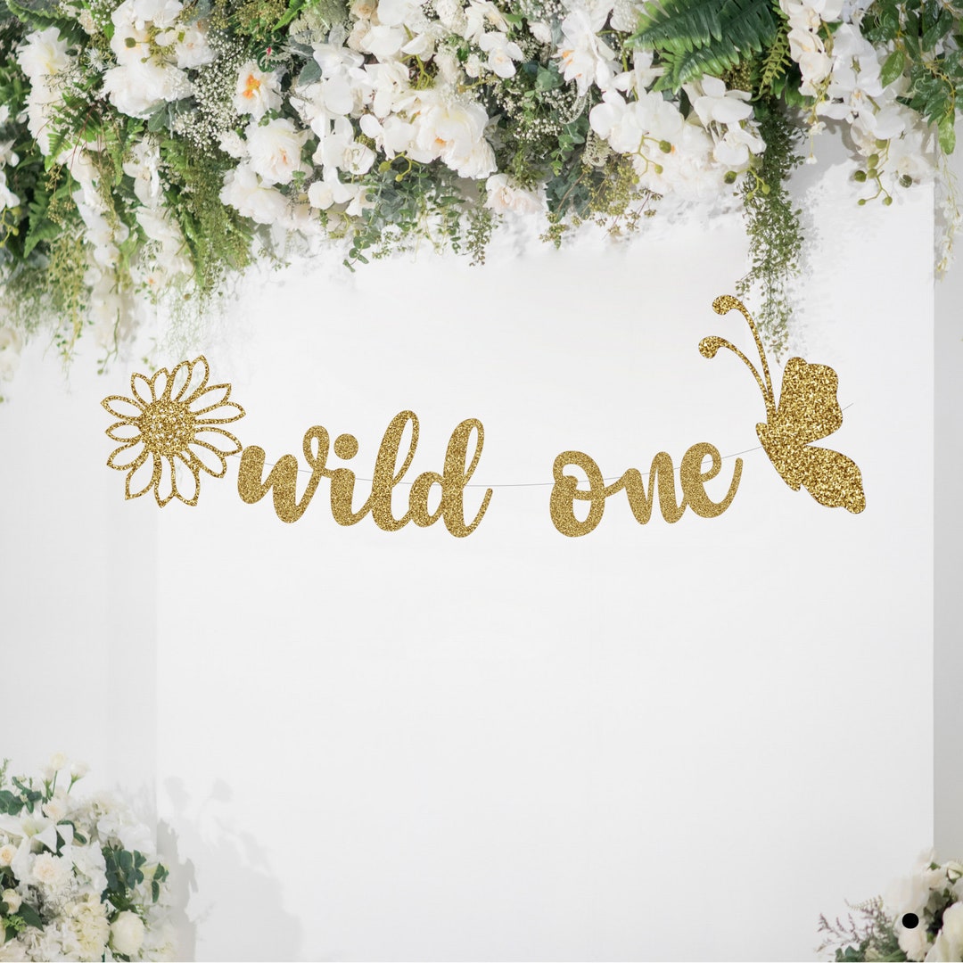 Wild One Banner, 1st Birthday Banner, First Birthday Banner, 1st ...