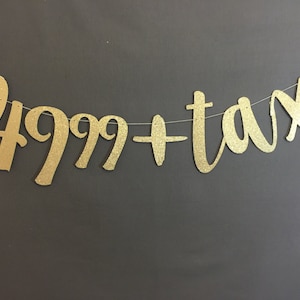 50th birthday banner, 50th birthday party decorations, Birthday Party Decor, 50th Birthday Party garland/ Glitter Banner