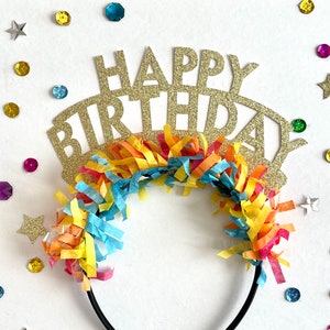Birthday Headband, Birthday Headband, Party Headbands Happy birthday Headband, Birthday Party Crown, Birthday Party Decorations