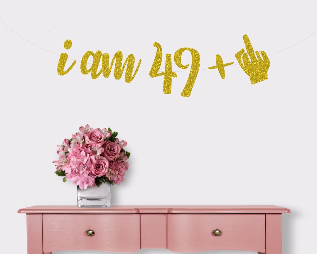 50th Birthday Banner, 50th Birthday Party Decorations, Birthday Party