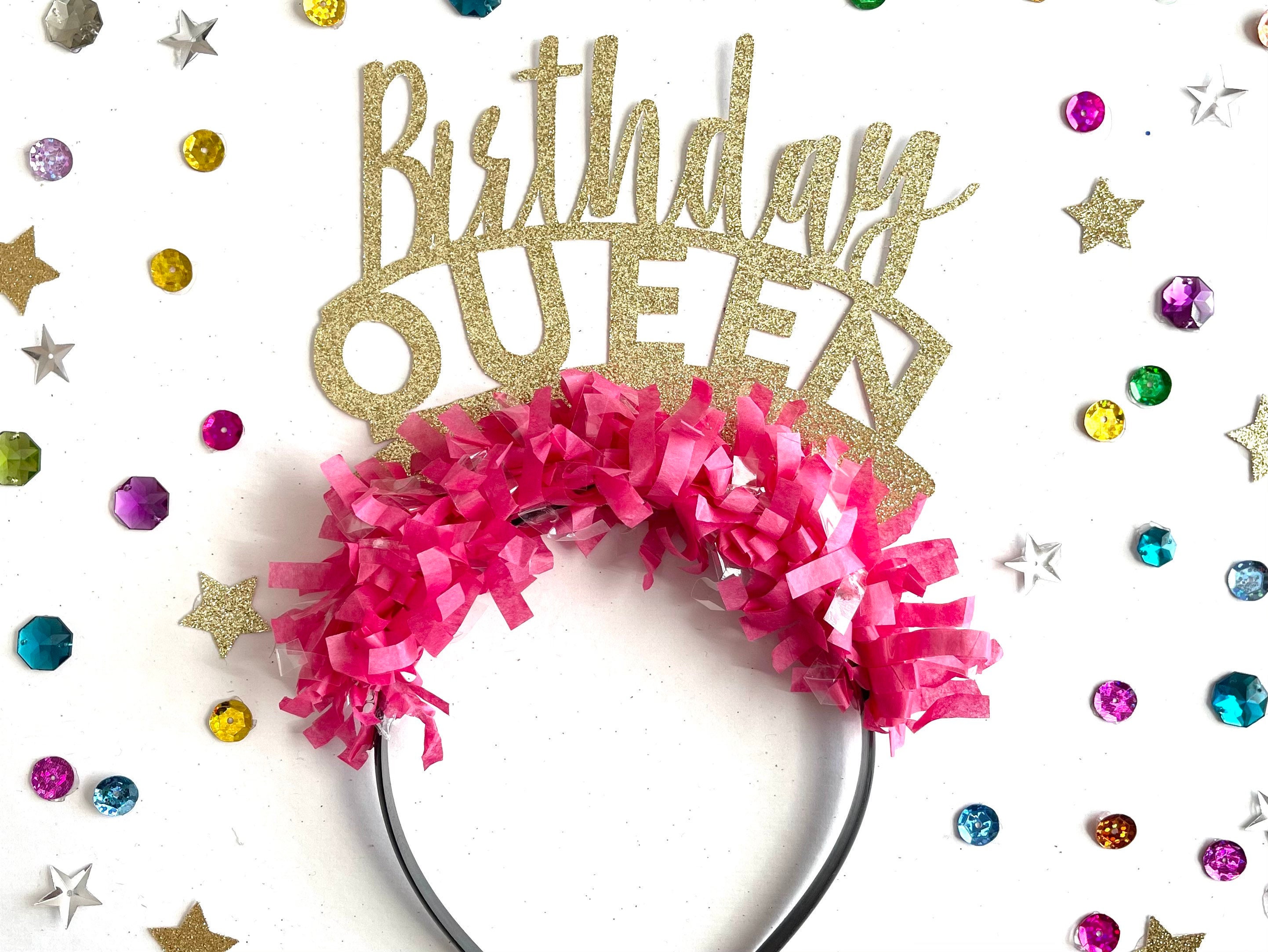 Birthday Queen Headband Birthday Headband Party Headbands Etsy