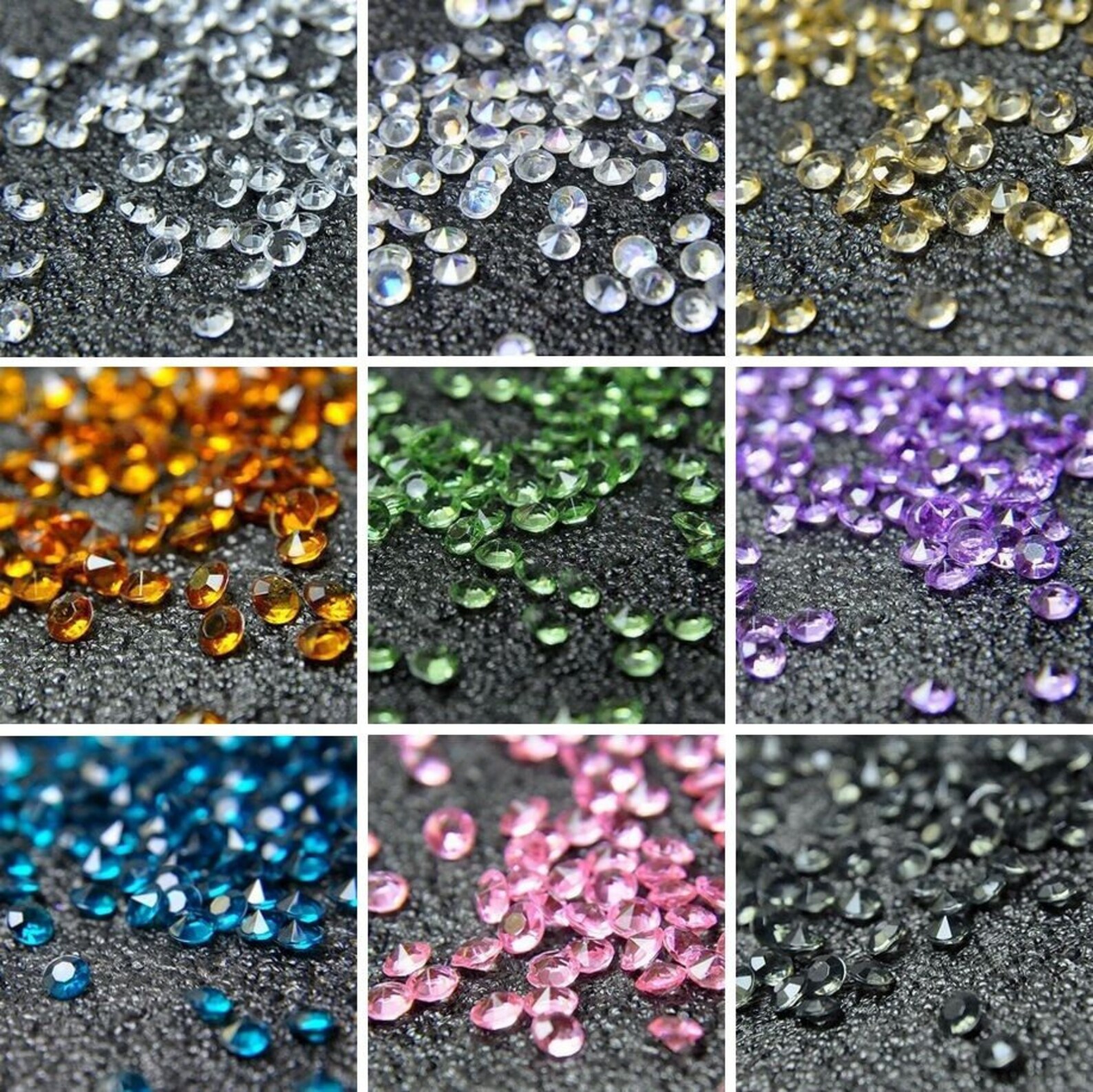 6000 Mixed Wedding Table Crystals Scatter Decoration Diamond Etsy UK