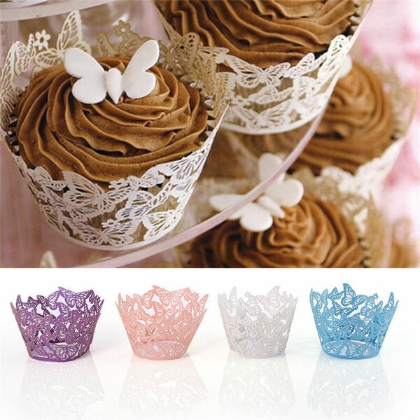 Lace Cupcake Wrapper Etsy