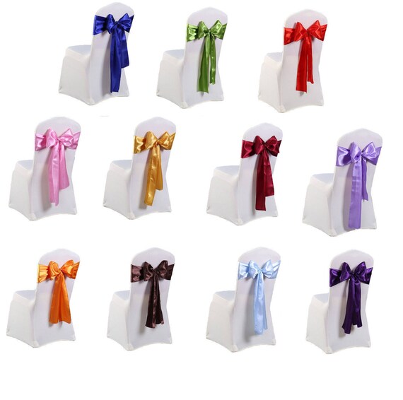 1 50 100 Organza sash chair cover bows for wedding party sashes fuller bow 1 50 100 Organza sash chair cover bows for wedding party sashes fuller bow