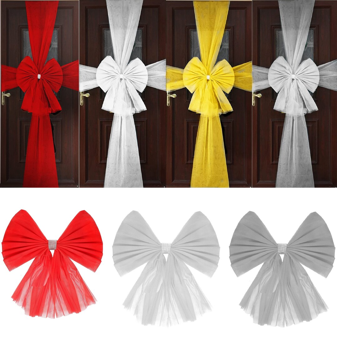 Extra Large Christmas Door Bow Window Traditional Xmas Wedding