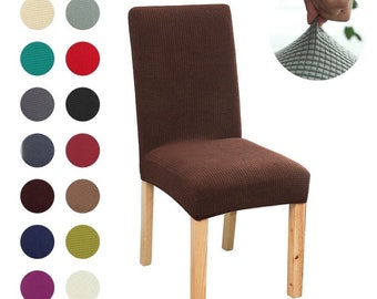 Dining Chair Covers Washable Stretch Chair Slipcover Removable Chair Protector