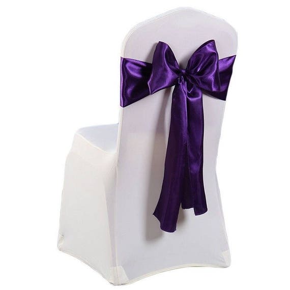 Plum chair sashes new arrivals