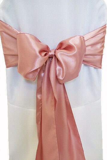 Organza Sashes Chair Cover Bow Sash Wider Sashes For a Fuller Bow Wedding Party 