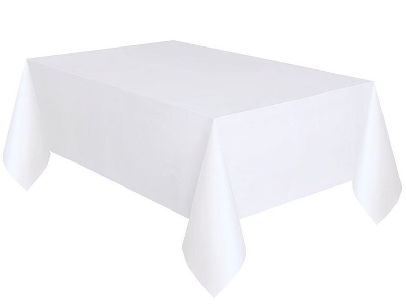 Plastic Table Cover Plastic Table Cloth for Birthday Wedding Etsy UK